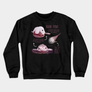 Animal Facts - Blob Fish Crewneck Sweatshirt